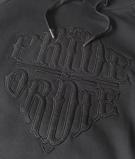 PRIDE OR DIE reckless hoodie-Total black
